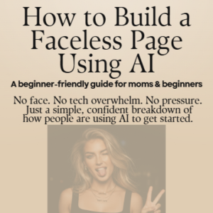 How to Build a Faceless Page Using AI