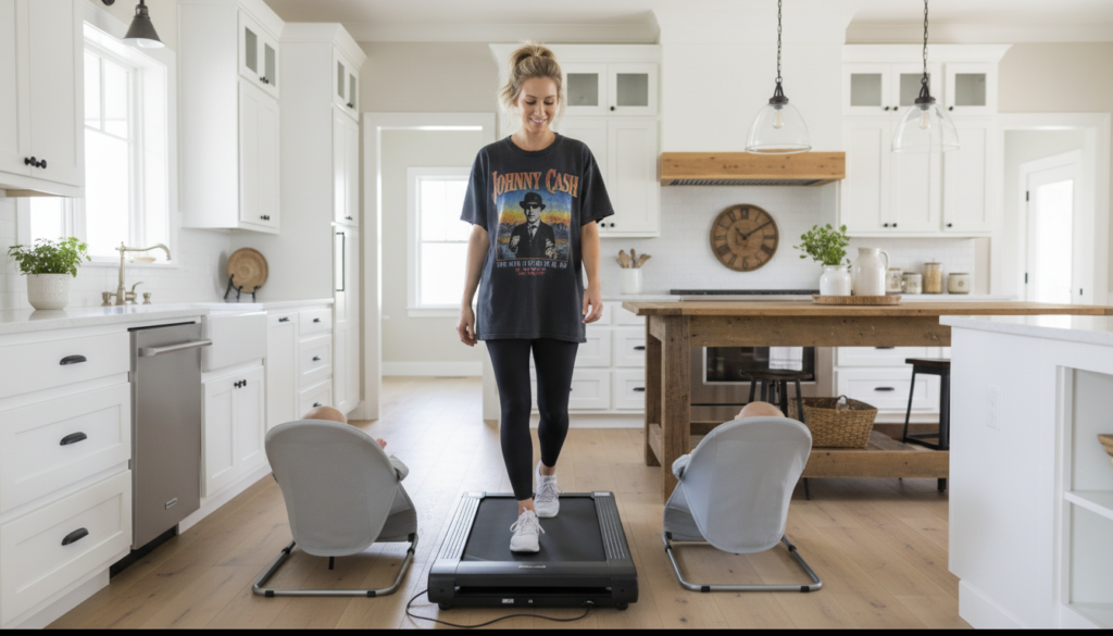 realistic mom routines walking pad